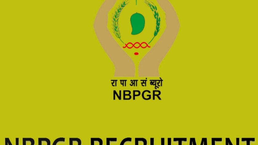Latest NBPGR recruitment