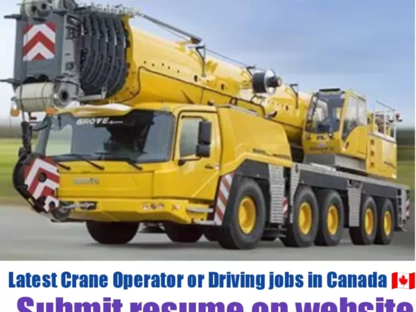 Crane Operator Jobs in Canada 2023-24