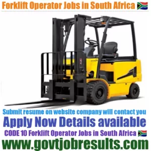 Forklift Operator Jobs in South Africa 