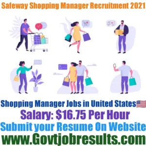 Safeway Home Shopping Manager Recruitment 2021-22