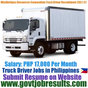 Mindbridges Resources Corporation Truck Driver Recruitment 2021-22