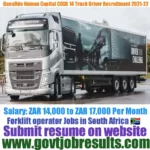 Bonafide Human Capital CODE 14 Truck Driver Recruitment 2021-22
