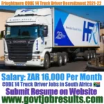 Freightmore CODE 14 Truck Driver Recruitment 2021-22