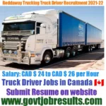 Reddaway Trucking HGV Truck Driver Recruitment 2021-22