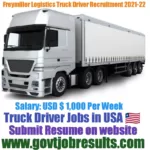 Freymiller Logistics Truck Driver Recruitment 2021-22
