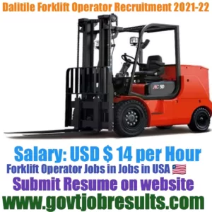Dal-tile Corporation Forklift Operator Recruitment 2021-22