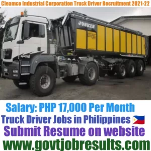 Cleamco Industrial Corporation Truck Driver Recruitment 2021-22