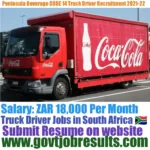 Peninsula Beverage Company CODE 14 Truck Driver Recruitment 2021-22