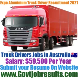 Expo Aluminium Truck Driver Recruitment 2021-22