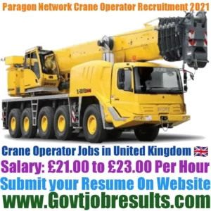 Paragon Network Crane Operator Recruitment 2021-22