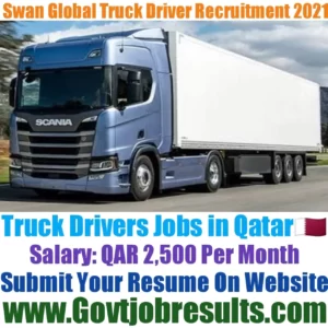 Swan Global Truck Driver Recruitment 2021-22