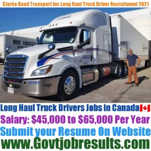 Clarke Road Transport Inc Long Haul Truck Driver Recruitment 2021-22