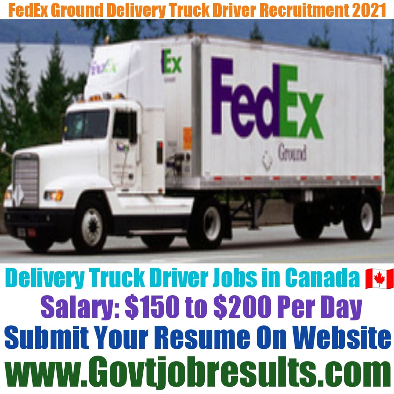 Fedex Ground Delivery Truck Driver Recruitment 2021 22 Govtjobresults