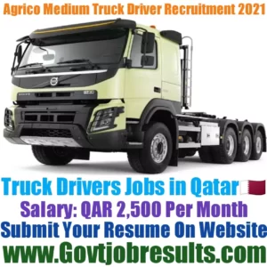 Agrico Medium Truck Driver Recruitment 2021-22