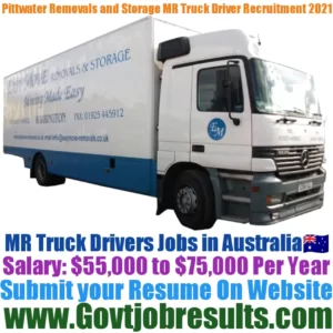 Pittwater Removals and Storage MR Truck Driver Recruitment 2021-22