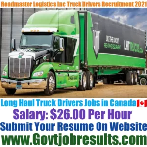 Roadmaster Logistics Inc Long Haul Truck Driver Recruitment 2021-22