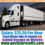 Malhi Carriers INC Truck Driver Recruitment 2021-22