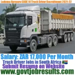 Laduma Hardware CODE 14 Truck Driver Recruitment 2021-22