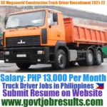 SC Megaworld Construction Truck Driver Recruitment 2021-22