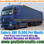 Home DNA Direct CODE 14 Truck Driver Recruitment 2021-22