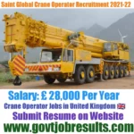 Saint Gobain Crane Operator Recruitment 2021-22