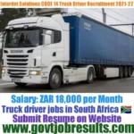 Interdot Solutions CODE 14 Truck Driver Recruitment 2021-22