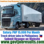 Centricus Crop Manpower Truck Driver Recruitment 2021-22