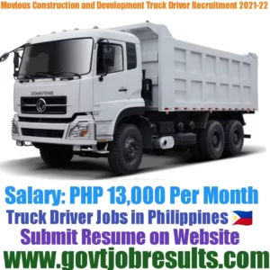 Movious Construction and Development Truck Driver Recruitment 2021-22