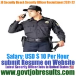 J8 Security Beach Security Officer Recruitment 2021-22