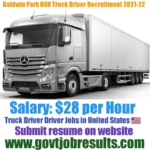 Baldwin Park CDLA Truck Driver Recruitment 2021-22