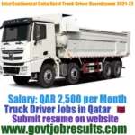 InterContinental Doha Hotel Truck Driver Recruitment 2021-22
