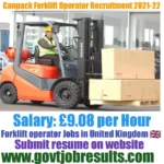 Canpack Forklift Operator Recruitment 2021-22