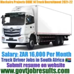 Machaira Projects CODE 14 Truck Driver Recruitment 2021-22