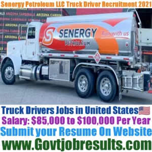Senergy Petroleum LLC Truck Driver Recruitment 2021-22