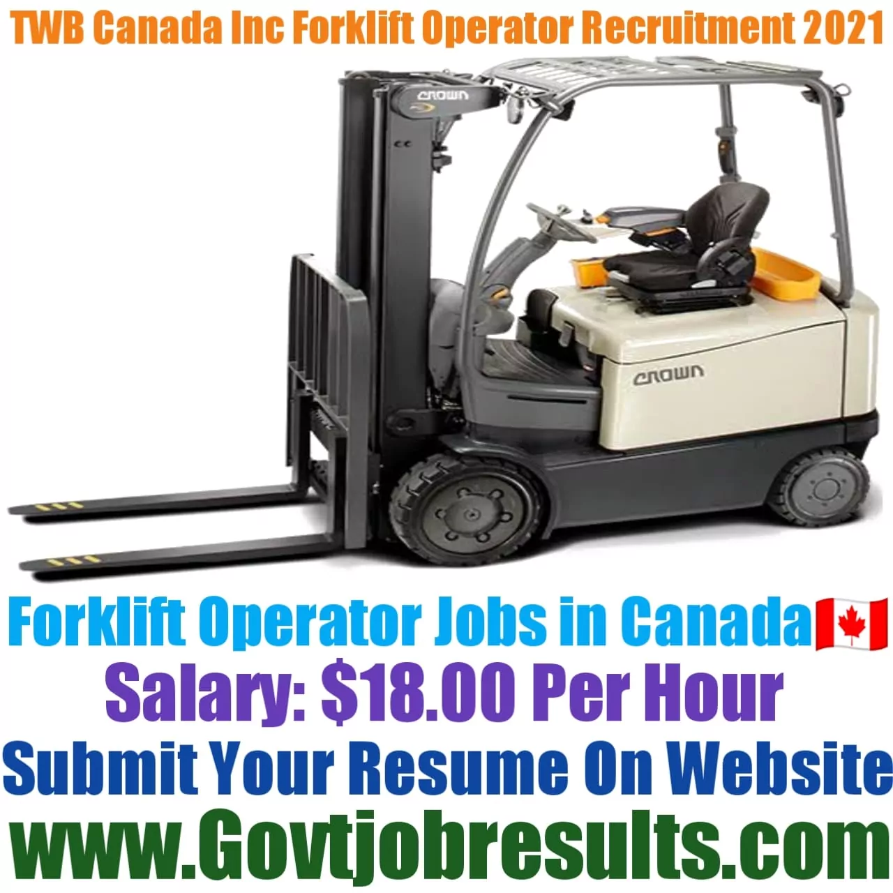 Twb Canada Inc Forklift Operator Recruitment 2021 22 Govtjobresults