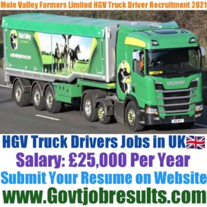 Mole Valley Farmers Limited HGV Truck Driver Recruitment 2021-22