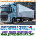 Triplewell Construction Truck Driver Recruitment 2021-22