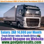 Oxford Freshmart CODE 14 Truck Driver Recruitment 2021-22