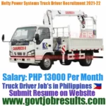 Hefty Power System Boom Truck Driver Recruitment 2021-22