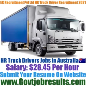 Ek Recruitment Pvt Ltd HR Truck Driver Recruitment 2021-22