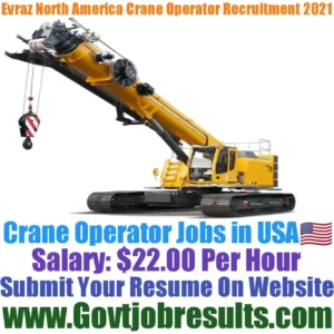 Evraz North America Crane Operator Recruitment 2021-22
