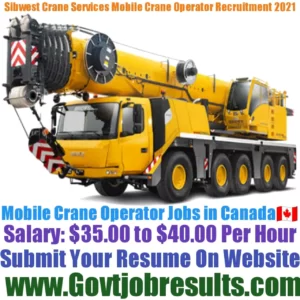 Sibwest Crane Services Mobile Crane Operator Recruitment 2021-22