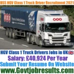 BSS HGV Class 1 Truck Driver Recruitment 2021-22