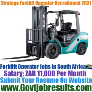 Stratogo Forklift Operator Recruitment 2021-22