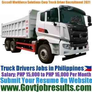 Exccell Workforce Solutions Corp Truck Driver Recruitment 2021-22