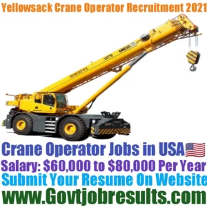Yellowsack Crane Operator Recruitment 2021-22