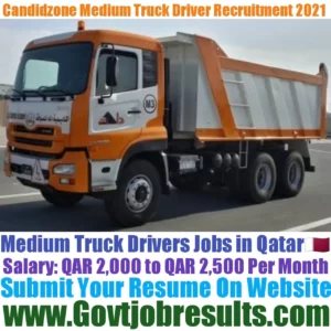 Candidzone Medium Truck Driver Recruitment 2021-22