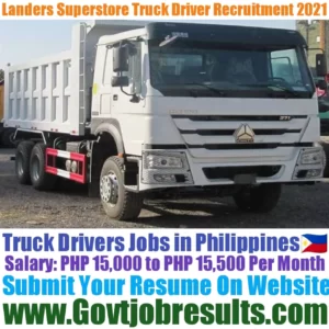 Landers Superstore Truck Driver Recruitment 2021-22