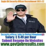 ENGIE UK Security Officer Recruitment 2021-22