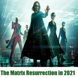 The Matrix Movie Poster of Matrix Resurrections 2021 